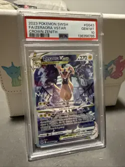 Zeraora VSTAR GG43/GG70 2023 Pokemon Crown Zenith PSA 10 Gem Mint Full Art - Image 2