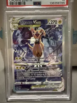 Zeraora VSTAR GG43/GG70 2023 Pokemon Crown Zenith PSA 10 Gem Mint Full Art - Image 3