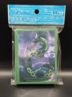 SEALED RAYQUAZA LIGHTNING SLEEVES POKEMON CENTER JAPAN JAPANESE POKEMON TCG - Image 1