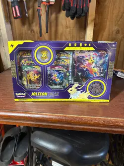 Pokemon TCG Jolteon VMAX Premium Collection Box Factory Sealed | Evolving Skies - Image 1