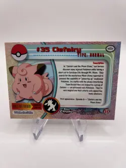 2000 Topps Chrome Pokemon: Clefairy #35 - NM - Image 2