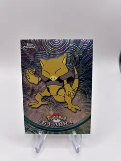 2000 Topps Chrome Pokemon: Abra #63 - NM - Image 1