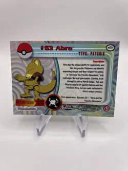 2000 Topps Chrome Pokemon: Abra #63 - NM - Image 2