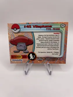 2000 Topps Chrome Pokemon Vileplume #45 - NM - Image 2