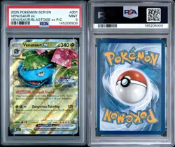 Pokemon TCG Stamped Venusaur ex Promo Stellar Crown PSA 9 Mint - Image 3