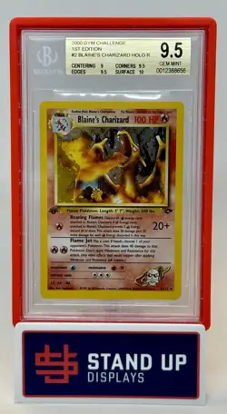 Pokemon Charizard Gym Challenge 1st Edition Holo Rare #2 BGS 9.5 Gem Mint - Image 1