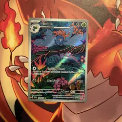 Gloom 198/197 Illustration Rare Holo NM Pokemon TCG SV03: Obsidian Flames IR AR - Image 1