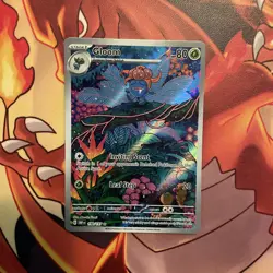 Gloom 198/197 Illustration Rare Holo NM Pokemon TCG SV03: Obsidian Flames IR AR - Image 3