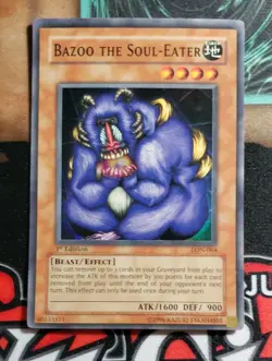 Bazoo the Soul Eater LON-064 (Yu-Gi-Oh / English TCG / 1st Edition) LP - Image 1