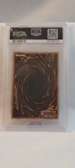 2003 Yu-Gi-Oh Lava Golem Pharaonic Guardian 1st Edition Secret Rare PGD-107 PSA9 - Image 3