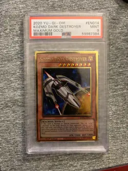 Kozmo Dark Destroyer - Maximum Gold (MAGO) PSA Grade 9 Yu Gi Oh! Monster - Image 1