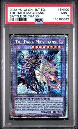 The Dark Magicians BACH0EN100 1st Edition Starlight Rare Yugioh PSA 9 *579 - Image 1