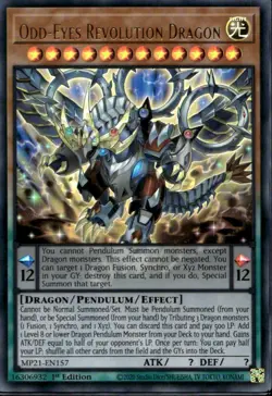 Odd-Eyes Revolution Dragon 1st Ed Ultra Rare MP21-EN157 Yu-Gi-Oh! - Image 1