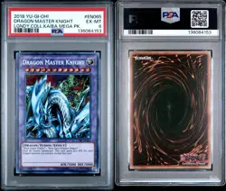 Yugioh PSA 6 Dragon Master Knight LCKC-EN065 Secret Rare 2018 - Image 3