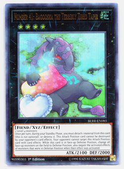 Yugioh Number 41 Bagooska The Terribly Tired Tapir BLRR-EN085 1st Edition NM - Image 1