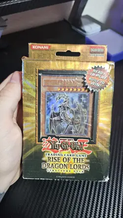 Yugioh Rise Of The Dragon Lords Structure Deck 1st Edition - Image 1