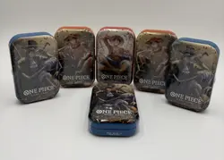 Lot Of 6 - One Piece Card Game Mini Tin Vol.2 Factory Sealed - Image 1