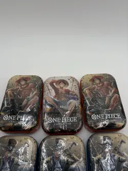 Lot Of 6 - One Piece Card Game Mini Tin Vol.2 Factory Sealed - Image 3