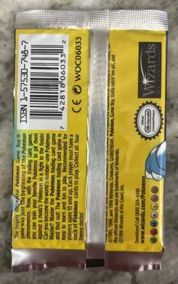 Pokemon TCG Base Set 1st Edition Booster Pack Blastoise Art 1999 WOTC 11 Cards - Image 2