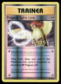 Pokemon Cards Pidgeot Spirit Link 81/108 Reverse Holo Evolutions Uncommon NM - Image 1
