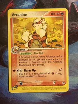 Arcanine 15/100 Series EX Sandstorm Non-Holo Rare Card Near Mint Condition - Image 3