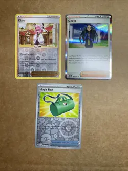 Small Pokemon Bundle Holo Trainer Cards, Loose Dividers, & Sticker Set TCG - Image 3