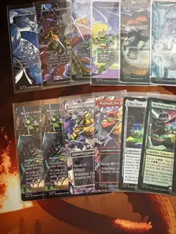 Mtg TMNT Card Lot Source Material Cards + More - Image 2