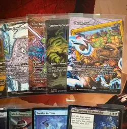 Mtg TMNT Card Lot Source Material Cards + More - Image 4
