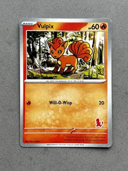 Vulpix (Charmander Stamped) My First Battle Deck Promo Pokemon Card - LP (B) - Image 1