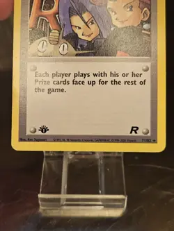 Pokemon Card Here Comes Team Rocket! LP 1st Edition Team Rocket Rare 71/82 - Image 4