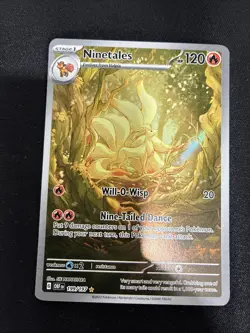 Pokemon TCG Ninetales Obsidian Flames Holo Card 199/197 NM Condition - Image 1