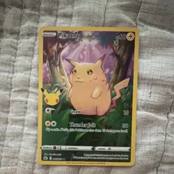 Pokemon Pikachu 005/025 Celebrations Holo Rare Card 60 HP Thunder Jolt Gnaw - Image 1