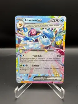 Glaceon ex 026/131 Holo Prismatic Evolutions Pokemon Card TCG NM - Image 1