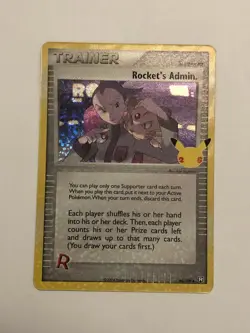 Pokemon Card Classic Celebrations Rocket's Admin. 86/109 Near Mint - Image 1