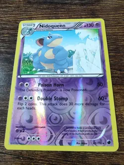 Nidoqueen 42/116 Plasma Freeze Reverse Holo Pokemon Card - Image 1