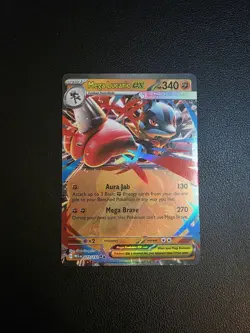 ME01: Mega Evolution Mega Lucario ex #077/132 Pokemon Card - Image 1