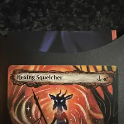 Magic: The Gathering Hexing Squelcher Rare Creature Black ECL 0317 Card - Image 5