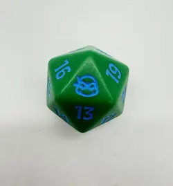 Blue MTG Teenage Mutant Ninja Turtles, Spindown D20 Die Leonardo TMNT - Image 1
