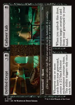 Defiled Crypt | #91 | DSK | MTG | Regular | Mint - Image 1