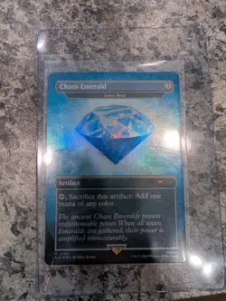 MTG Chaos Emerald - Lotus Petal (7036) | Cyan | Secret Lair Drop (SLD) | Sonic - Image 2