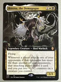 MTG / Breena, the Demagogue / C21 / #328 / Regular (Extended Art) / Mythic / NM - Image 1