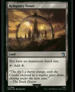Reliquary Tower 296 Universes Beyond: Doctor Who Magic: The Gathering NM - Image 1