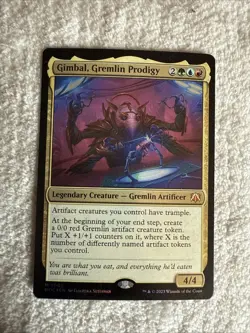 Gimbal, Gremlin Prodigy Commander: March of the Machine Foil - Image 1