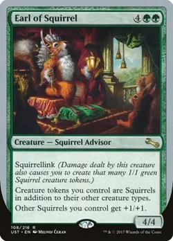 Earl of Squirrel Unstable LP MTG - Image 1