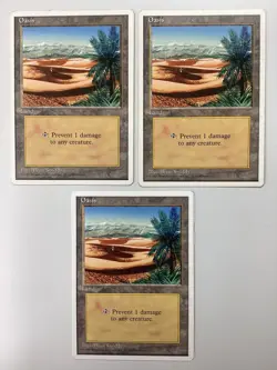 Oasis (3x) MTG Core Set 4th Edition Regular - Image 1