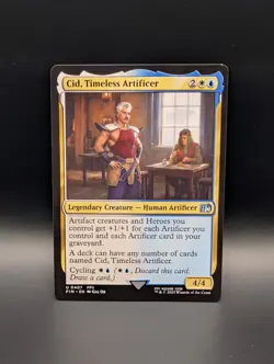 MTG - Cid, Timeless Artificer - Legendary Creature - FIN #407 - UC - Image 1