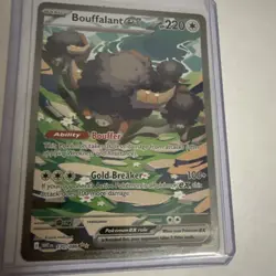 Pokemon TCG Bouffalant EX 170/086 - Special Illustration Rare - White Flare - NM - Image 1