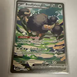 Pokemon TCG Bouffalant EX 170/086 - Special Illustration Rare - White Flare - NM - Image 4