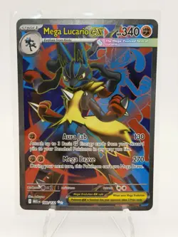 Mega Lucario ex 160/132 - Pokemon Mega Evolution Ultra Rare Full Art - NM - Image 2