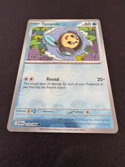 Tympole Master Ball Reverse RARE - POKEMON CARD - Black Bolt 019/086 NM - Image 1